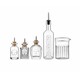 Luigi Bormioli. Набір Mixology: 4 пляшки з гейзером і стакан для змішування 0,5 л. (12324/01)
