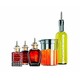 Luigi Bormioli. Набор Mixology: 4 бутылки с гейзером и стакан для смешивания 0,5 л.(12324/01)