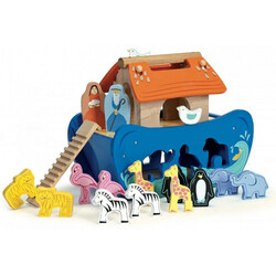 Le Toy Van. Игровой набор-сортер Ноев Ковчег, с животными (5060023412124)