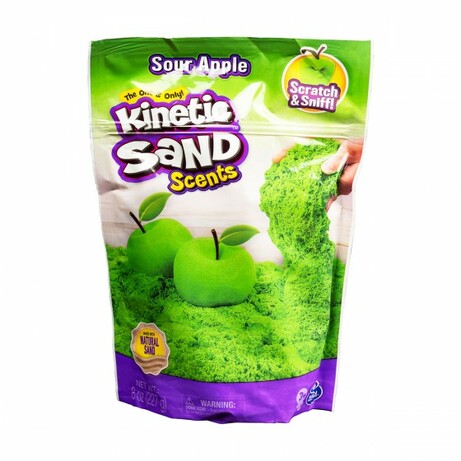 Kinetic Sand & Kinetic Rock. Пісок для дитячої творчості з ароматом -КАРАМЕЛЬНОЕ ЯБЛУКО (71473A)