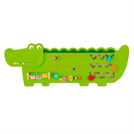 Viga Toys. Бізіборд Крокодильчик (50469FSC)