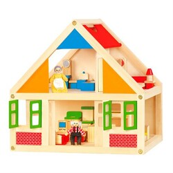 Viga Toys . Деревянный игровой набор Кукольный домик (56254)