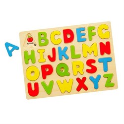 Viga Toys. Дерев'яний пазл Англійський алфавіт, заголовні букви (58543)