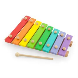 Viga Toys. Музична іграшка Дерев'яний ксилофон, 8 тонів (58771)