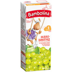 Bambolina. Сок яблочно-виноградный 0,2 л (1312321)