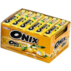 Tayas. ONIX SALSA Жувальні цукерки Лимон-Апельсин + вітамін С 20 г х 24 шт (1780204)