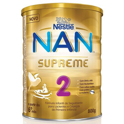 Nestle. Суміш Nestle NAN Supreme 2 з олігосахаридами, 6 мес+ 800 г(943742)