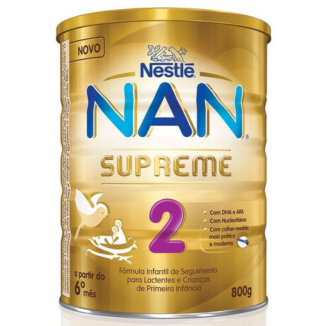 Смесь Nestle NAN Supreme 2 с олигосахаридами, 6 мес+ 800 г (943742)