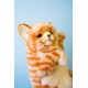 Hansa. Рудий кіт Hansa 30 см, реалістична м'яка іграшка на руку (4806021971826)