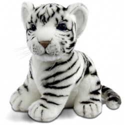 Hansa. Белый тигр, 18 см, реалистичная мягкая игрушка (4806021934203)