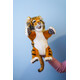 Hansa. Тигр, игрушка на руку, 31 см, реалистичная мягкая игрушка (4806021940396)