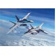 Revell. Сборная модель-копия набор Истребители F-14 и F/A-18E из фильма Top Gun ур 4 м 1:72(RVL-056)