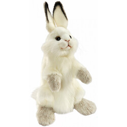 Hansa. Мягкая игрушка Белый кролик, серия Puppet, 34 см (7156)