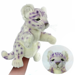 Hansa. Мягкая игрушка на руку  Ирбис (снежный леопард, барс), 32 см (4806021978498)