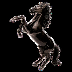 4D Master . Объемный пазл Скачущая черная лошадь (26523)