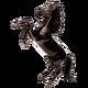 4D Master . Об'ємний пазл чорний кінь що Скаче (26523)