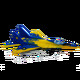 4D Master. Об'ємний пазл Винищувач МіГ-29 UA colors (26199)