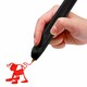 3Doodler Create. 3D-ручка PLUS  для проф.использов.-Черная(75 cтержней,аксессуары) (8CPSBKEU3E)