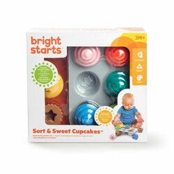 Bright Starts. Игрушка-сортер развивающая "Sort & Sweet Cupcakes" (12499)