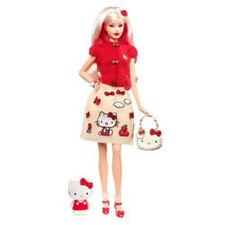 Fisher Price. Коллекционная кукла Barbie "Hello Kitty" (DWF58)
