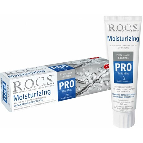 R.O.C.S. Зубная паста 135 г PRO Moisturizing. Увлажняющая (4607034475116)