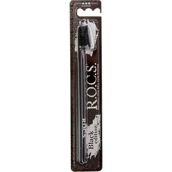 R.O.C.S. Зубная щетка Black Edition Classic средняя (4607152730425)