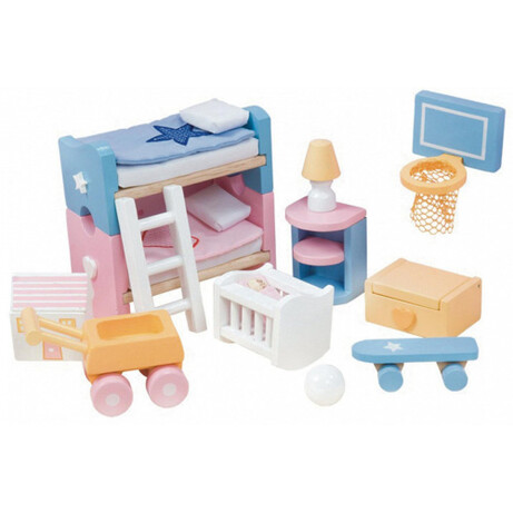 Le Toy Van. Игрушечная мебель Детская комната Сладкая слива (ME054)