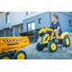 Falk. Дитячий трактор на педалях з причепом, переднім та заднім ковшами Falk Komatsu (2086W)
