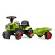 FALK. Детский трактор-каталка с прицепом FALK BABY CLAAS AXOS 310 (1012B)