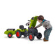 Falk. Дитячий трактор на педалях з причепом Falk 2041C CLAAS ARION (2041C)