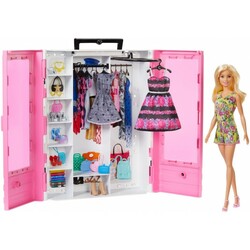 Barbie. Шафа-валіза для одягу Barbie (GBK12)