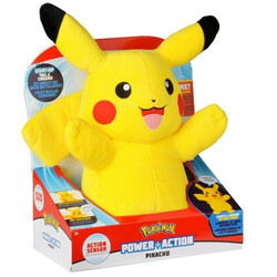 Pokémon.  Интерактивная мягкая игрушка POKEMON - ПИКАЧУ (свет, звук, 25 cm) (96382)