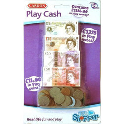 Casdon. Игровой набор монет и банкнот "Фунт Стерлингов" (5011551005654)