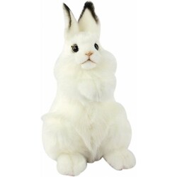 Hansa.М'яка іграшка Білий кролик, висота 24 см (7448)