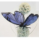  HANSA. Мягкая игрушка. Голубая бабочка, ширина 14 см (4806021965528)