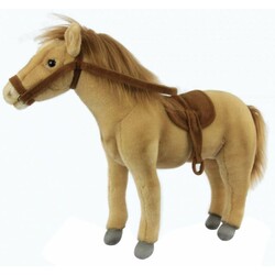Hansa. М'яка іграшка Кінь з сідлом, довжина 37 см. (Biege) (5810)