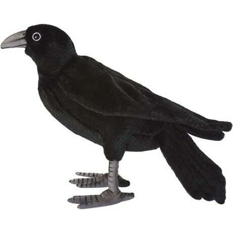 Hansa. М'яка іграшка Чорна Ворона, довжина 31см (6266)