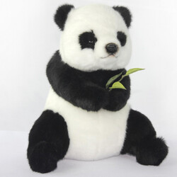 Hansa. М'яка іграшка Ведмідь панда, що сидить, висота 26см.(7574)