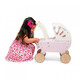 Le Toy Van. Деревяний візок для ляльки, рожевий (TV322)