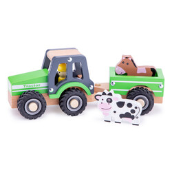 New Classic Toys. Трактор с прицепом и игровыми фигурками - Животные (11941)