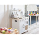 New Classic Toys. Іграшкова кухня, серія Bon Appetit, DeLuxe, колір біло-срібний (11061)