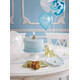 Talking Tables. Праздничная свеча для торта, цифра 0 (голубая) (5052715095623)
