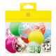 Talking Tables. Радужные яркие воздушные шары с конфетти, 12 шт (5052715110302)