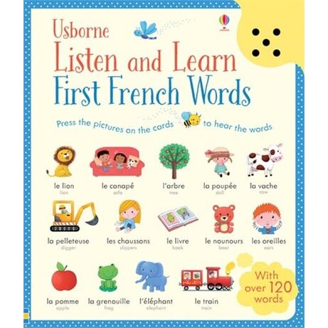 Usborne. Книга "Слухай і вчися: французькі слова" (9781409597711)