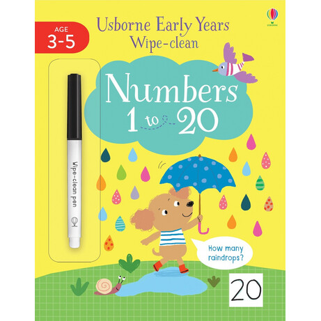 Usborne. Розвиваюча книга "від 1 до 20" (9781474986656)