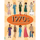 Usborne. Детская книга с наклейками 1970s Fashion Sticker Book, англ. 7+ (9781474941860)
