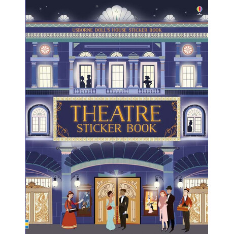 Usborne. Дитяча книга з наклейками Doll's House Sticker Book Theatre, англ., 44 стор (9781474942355)