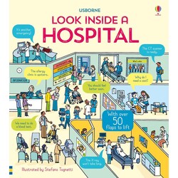 Usborne. Детская книга Look Inside a Hospital, англ. 14 стр (9781474948166)