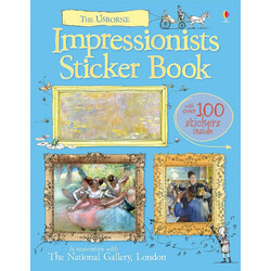 Usborne. Детская книга с наклейками Impressionists Sticker Book, английский 7+ лет (9781474953108)