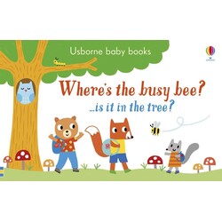 Usborne. Дитяча книга Where's the Busy Bee ?, англ. з народження (9781474953726)